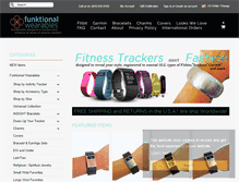 Tablet Screenshot of funktionalwearables.com
